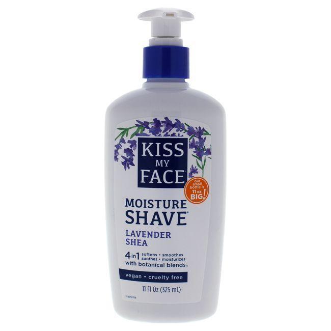 Kiss My Face Kiss My Face Moisture Shave, Lavender Shea 325ML Shaving Cream Gray