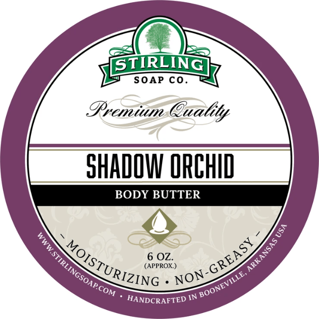 Stirling Soap Co Stirling Soap Co. Shadow Orchid Body Butter 6 Oz Body Butter Light Gray