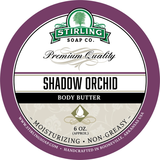 Stirling Soap Co Stirling Soap Co. Shadow Orchid Body Butter 6 Oz Body Butter Light Gray