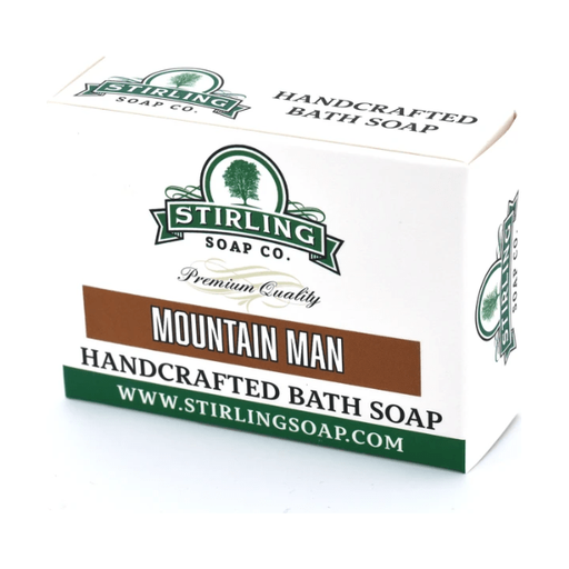 Stirling Soap Co Stirling Soap Co. Mountain Man Bath Soap 5.5 Oz Bath Soap Dark Slate Gray