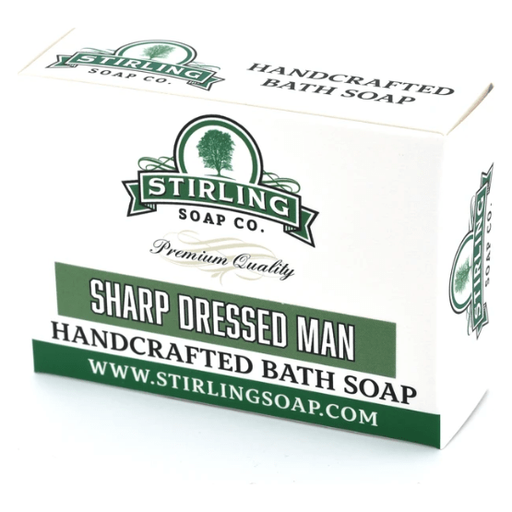 Stirling Soap Co Stirling Soap Co. Sharp Dressed Man Bath Soap 5.5 Oz Bath Soap Lavender