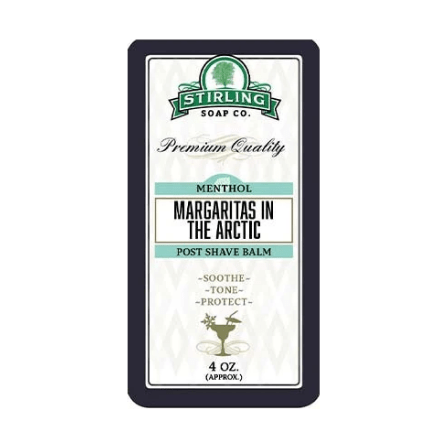 Stirling Soap Co Stirling Soap Co. Margaritas in the Arctic Shaving Collection Shaving Set Dark Slate Gray Post Shave Balm 4oz