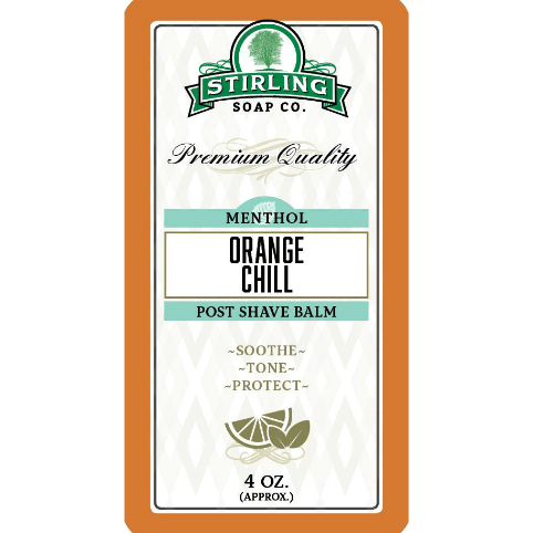 Stirling Soap Co Stirling Soap Co. Orange Chill Shaving Collection Shaving Set White Smoke Post Shave Balm 4oz