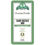 Stirling Soap Co Stirling Soap Co. Sharp Dressed Man Shaving Collection Shaving Set Slate Gray Post Shave Balm 4oz