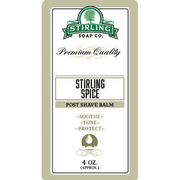 Stirling Soap Co Stirling Soap Co. Stirling Spice Shaving Collection Shaving Set Dark Gray Post Shave Balm 4oz