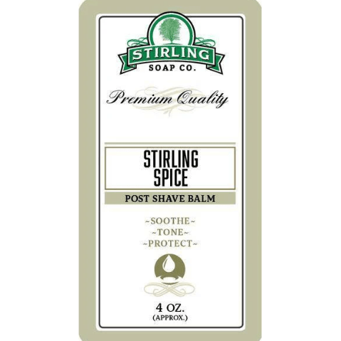Stirling Soap Co Stirling Soap Co. Stirling Spice Shaving Collection Shaving Set Dark Gray Post Shave Balm 4oz