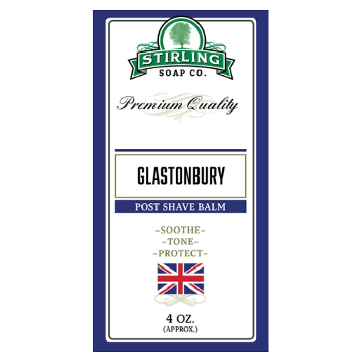 Stirling Soap Co Stirling Soap Co. Glastonbury Shaving Collection Shaving Set Light Gray Post Shave Balm 4oz