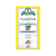 Stirling Soap Co Stirling Soap Co. Glacial - Lemon Chill Shaving Collection Shaving Set Lavender Post Shave Balm 4oz