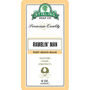 Stirling Soap Co Stirling Soap Co. Ramblin' Man Shaving Collection Shaving Set Light Goldenrod Post Shave Balm 4oz