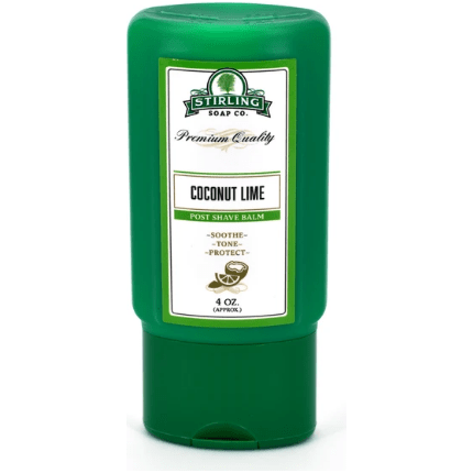 Stirling Soap Co Stirling Soap Co. Coconut Lime Shaving Collection Shaving Set Light Gray Post Shave Balm 4oz