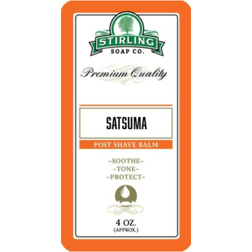 Stirling Soap Co Stirling Soap Co. Satsuma Shaving Collection Shaving Set Chocolate Post Shave Balm 4oz