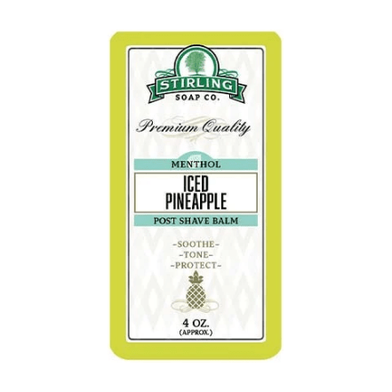 Stirling Soap Co Stirling Soap Co. Iced Pineapple Shaving Collection Shaving Set Beige Post Shave Balm 4oz