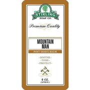 Stirling Soap Co Stirling Soap Co. Mountain Man Shaving Collection Shaving Set Sienna Shaving Soap 5.8oz,Aftershave Splash 3.3oz,Post Shave Balm 4oz,EDT 1.7oz