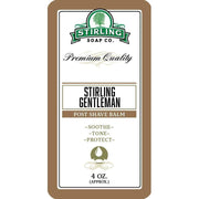 Stirling Soap Co Stirling Soap Co. Stirling Gentleman Shaving Collection Shaving Set Dim Gray Post Shave Balm 4oz