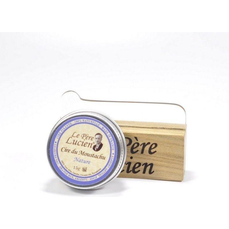 Le Pere Lucien Le Pere Lucien Nature 100% Natural Mustache Wax 15g Mustache Wax White Smoke