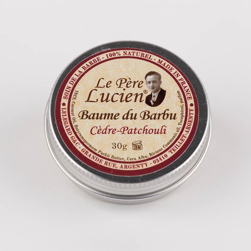 Le Pere Lucien Le Pere Lucien Cidre Patchouli Natural Beard Balm 30g Beard Balm Light Gray