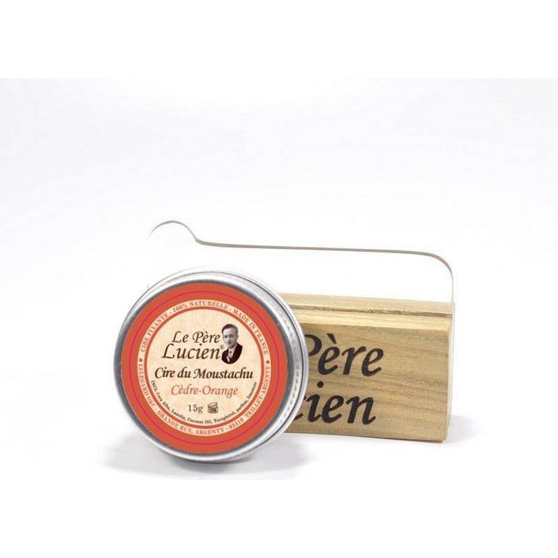 Le Pere Lucien Le Pere Lucien Cidre-Orange 100% Natural Mustache Wax 15g Mustache Wax White Smoke