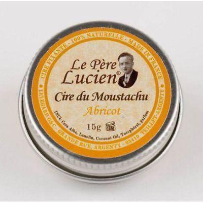 Le Pere Lucien Le Pere Lucien Abricot 100% Natural Mustache Wax 15g Mustache Wax Light Gray
