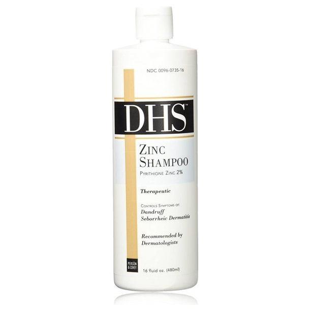 DHS DHS Zinc Shampoo Pyrithione Zinc 2% 16 fl oz Shampoo Antique White