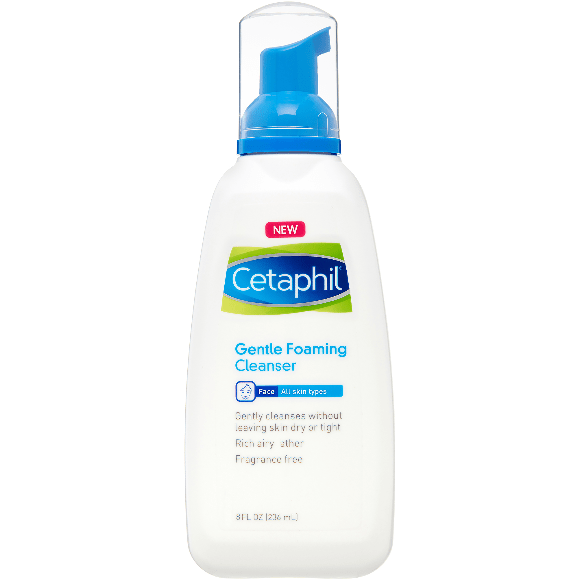 Cetaphil Cetaphil Gentle Foaming Facial Cleanser 8oz Facial Cleansers White Smoke