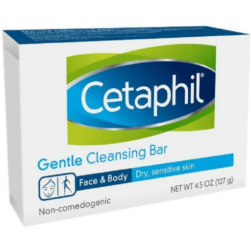 Cetaphil Cetaphil Gentle Cleansing Bar, Hypoallergenic  4.5 Oz Bath Dark Cyan