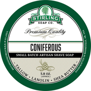 Stirling Soap Co Stirling Soap Co. Coniferous Shaving Collection Shaving Set Dark Slate Gray Shaving Soap 5.8 oz