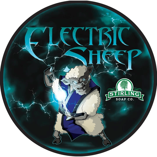 Stirling Soap Co Stirling Soap Co. Electric Sheep Shaving Collection Shaving Set Black Shaving Soap 5.8 oz