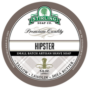 Stirling Soap Co Stirling Soap Co. Hipster Shaving Collection Shaving Set Dim Gray Shaving Soap 5.8oz