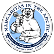 Stirling Soap Co Stirling Soap Co. Margaritas in the Arctic Shaving Collection Shaving Set Powder Blue Shaving Soap 5.8oz