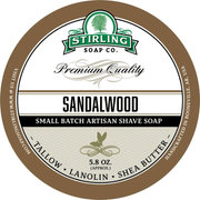 Stirling Soap Co Stirling Soap Co. Sandalwood Shaving Collection Shaving Set Dim Gray Shaving Soap 5.8oz