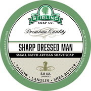 Stirling Soap Co Stirling Soap Co. Sharp Dressed Man Shaving Collection Shaving Set Slate Gray Shaving Soap 5.8oz