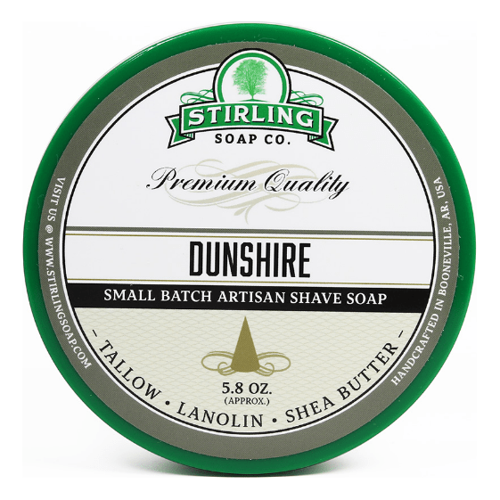 Stirling Soap Co Stirling Soap Co. Dunshire Shaving Collection Shaving Set Beige Saving Soap 5.8 oz