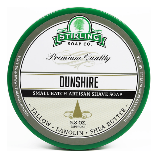 Stirling Soap Co Stirling Soap Co. Dunshire Shaving Collection Shaving Set Beige Saving Soap 5.8 oz