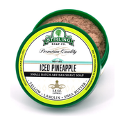 Stirling Soap Co Stirling Soap Co. Iced Pineapple Shaving Collection Shaving Set Dark Slate Gray Shaving Soap 5.8 oz