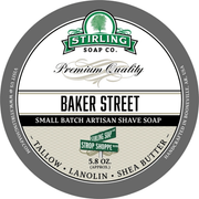 Stirling Soap Co Stirling Soap Co. Baker Street Shaving Collection Shaving Set Dim Gray Shaving Soap 5.8oz