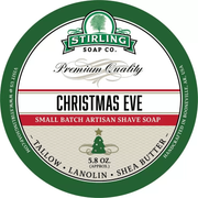 Stirling Soap Co Stirling Soap Co. Christmas Eve Shaving Collection Shaving Set Light Gray Shaving Soap 5.8oz