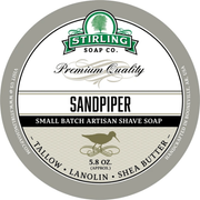 Stirling Soap Co Stirling Soap Co. Sandpiper Shaving Collection Shaving Set Dark Gray Shaving Soap 5.8oz