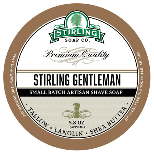Stirling Soap Co Stirling Soap Co. Stirling Gentleman Shaving Collection Shaving Set Dim Gray Shaving Soap 5.8oz