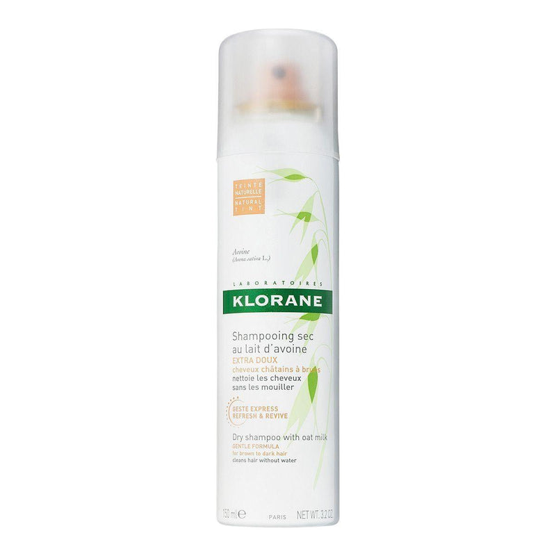 Klorane Klorane Dry Shampoo with Oat Milk, Natural Tint, 3.2 Oz Dry Shampoo Beige