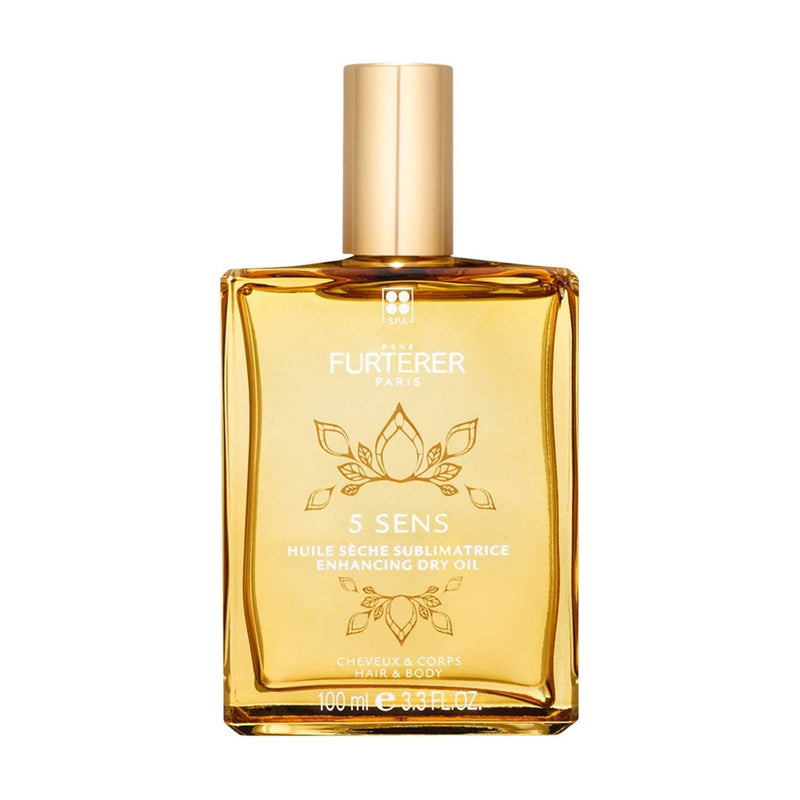 Rene Furterer Rene Furterer 5 Sens Enhancing Dry Oil, 100 Ml Hair Oil Light Goldenrod