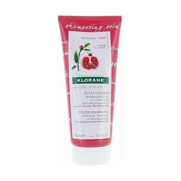 Klorane Klorane Color Enhancing Anti-Fade Shampoo with Pomegranate, 6.7 Oz Shampoo Light Gray