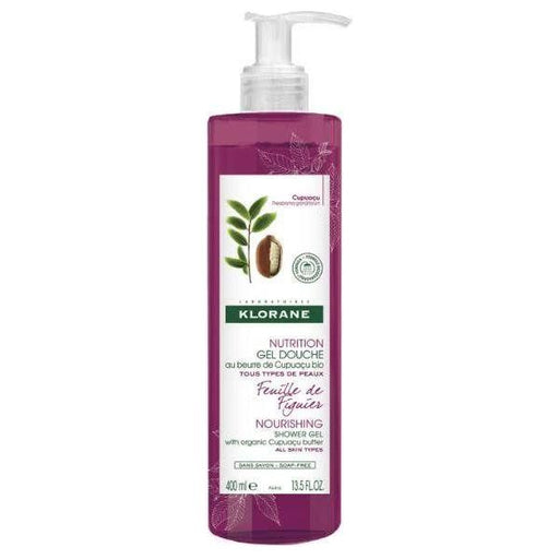 Klorane Klorane Shower Gel Fig Tree Leaf 13.5 Oz Shower Gel Dim Gray