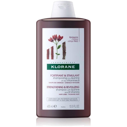 Klorane Klorane Shampoo with Quinine and B Vitamins, 13.5 Oz Shampoo Light Gray