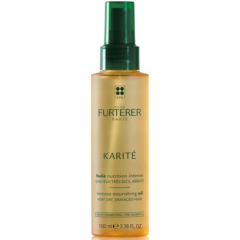 Rene Furterer Rene Furterer KARITE NUTRI intense Oil, Dry Scalp And Hair 3.3 Oz Hair Oil Dark Khaki