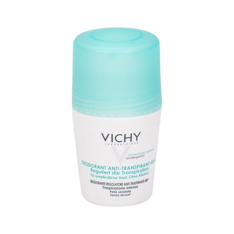 Vichy Vichy Deodorant 48 Hour Roll On Anti Perspirant Intense 50ml Deodorant Light Blue