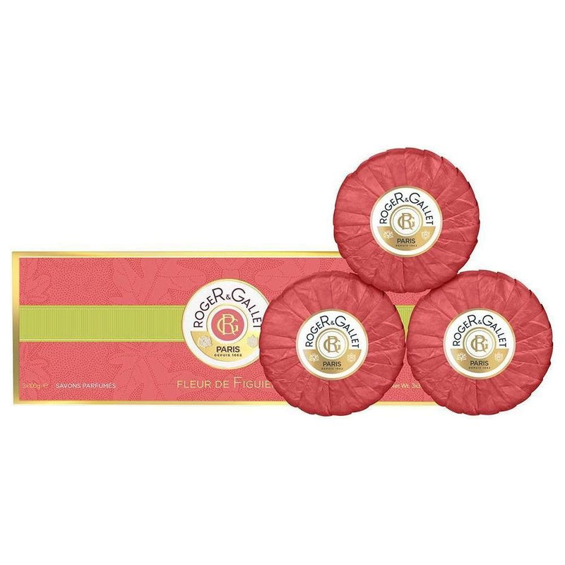 Roger & Gallet Roger & Gallet Fleur De Figuier Soap Coffret 3 x 100g Bar Soap Tomato