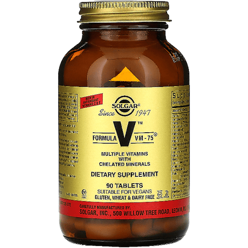 SOLGAR Solgar Formula VM-75 90 Tablets Dietary Supplements Light Goldenrod