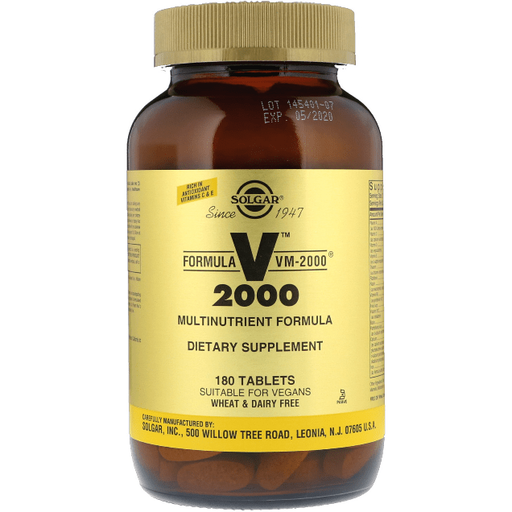 SOLGAR Solgar Formula VM-2000 180 Tablets (Multinutrient System) Multinutrient System Tan