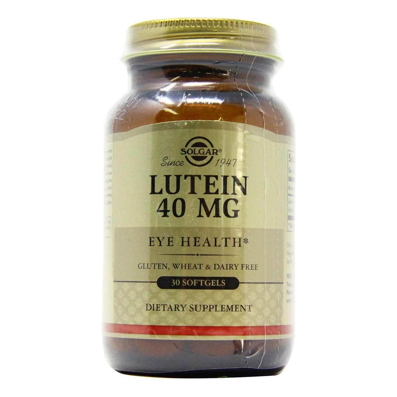 SOLGAR Solgar Lutein 40 mg 30 Softgels Vitamin Supplement Rosy Brown