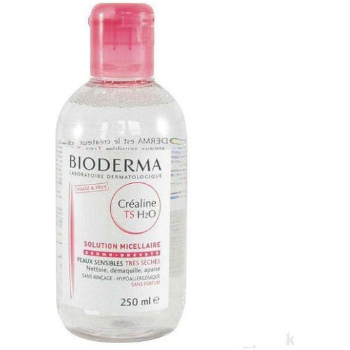 Bioderma Bioderma Crealine TS H2O Micelle Solution, 250ml/8 Oz Micelle Solution Light Gray